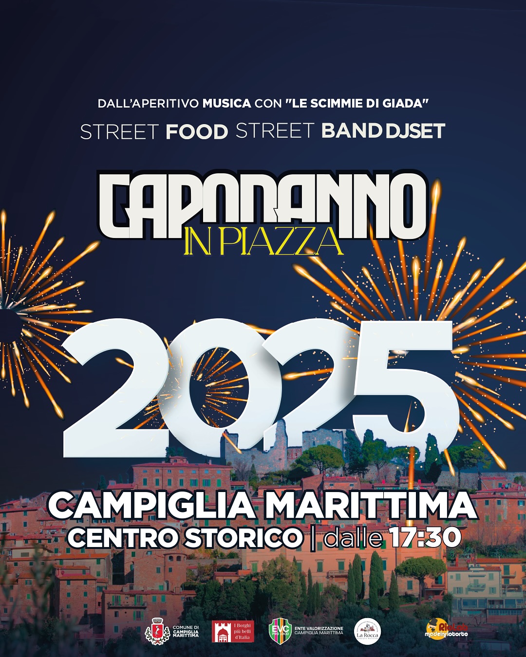 Capodanno in piazza a Campiglia Marittima
