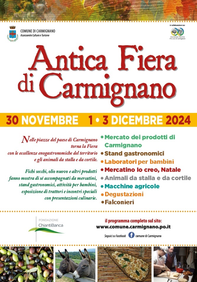 Locandina Antica Fiera di Carmignano