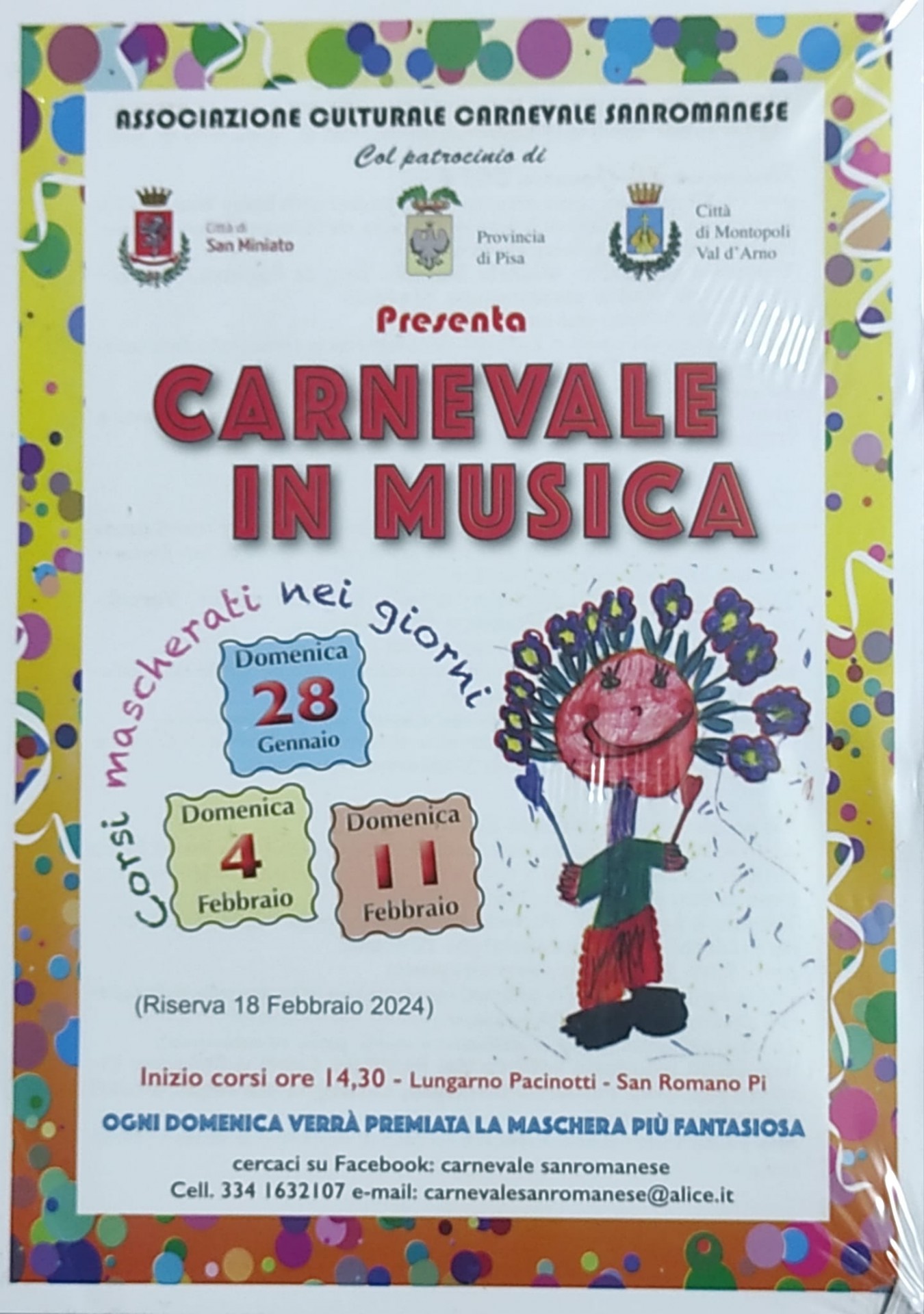 Locandina Carnevale Sanromanese