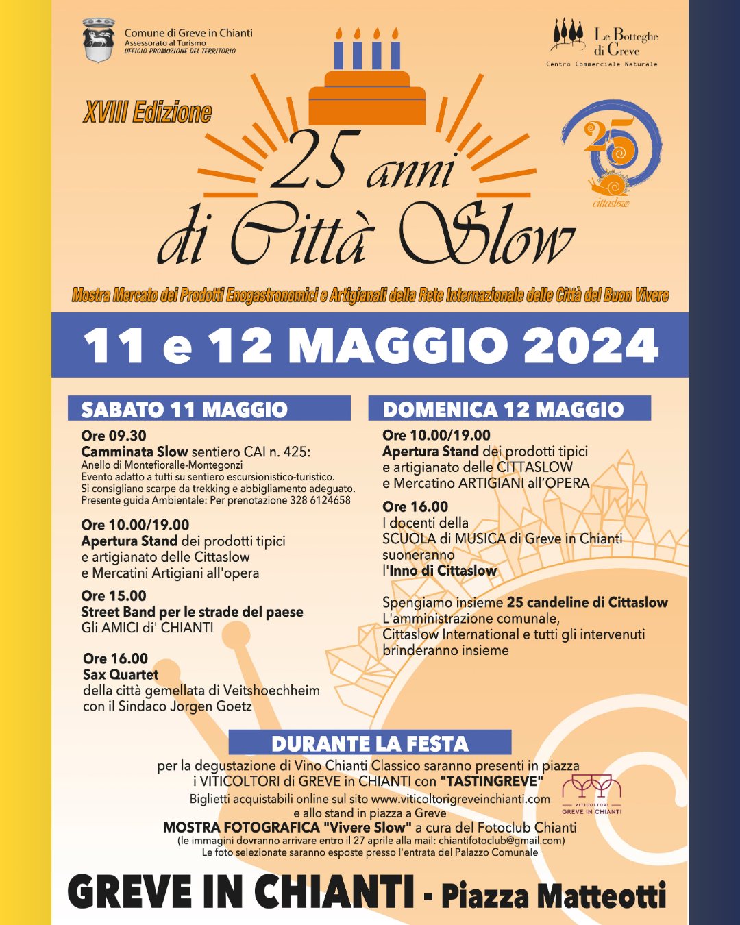 Compleanno di Città Slow