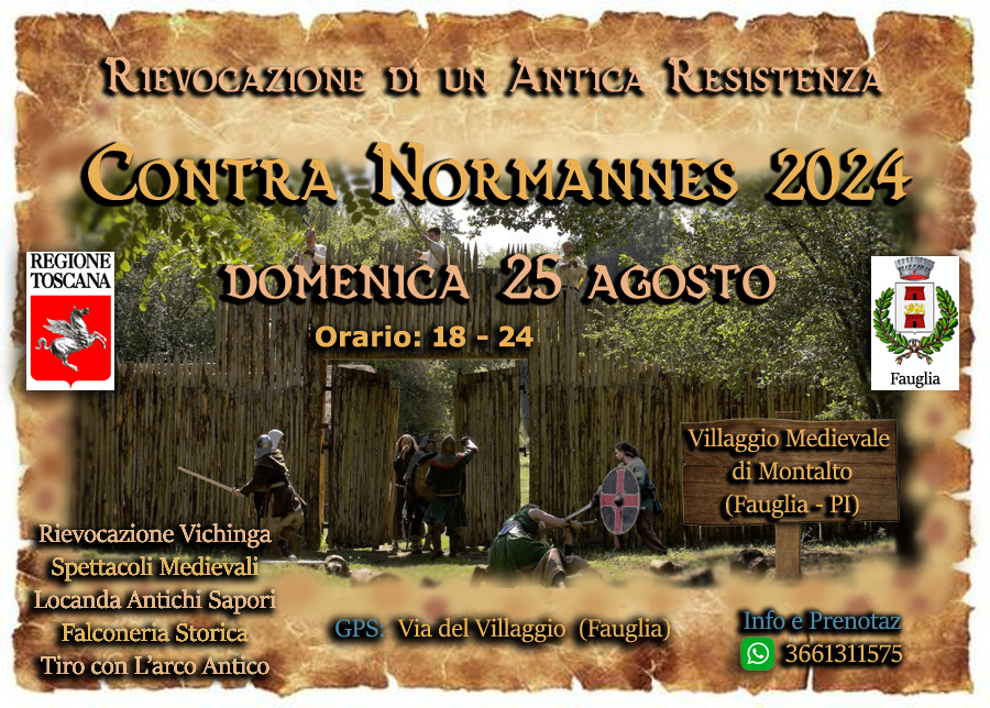 Locandina di Contra Normannes a Fauglia