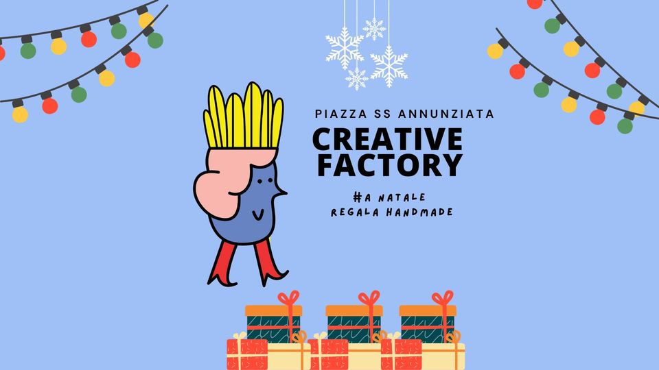 Locandina Creative Factory Market in SS Annunziata