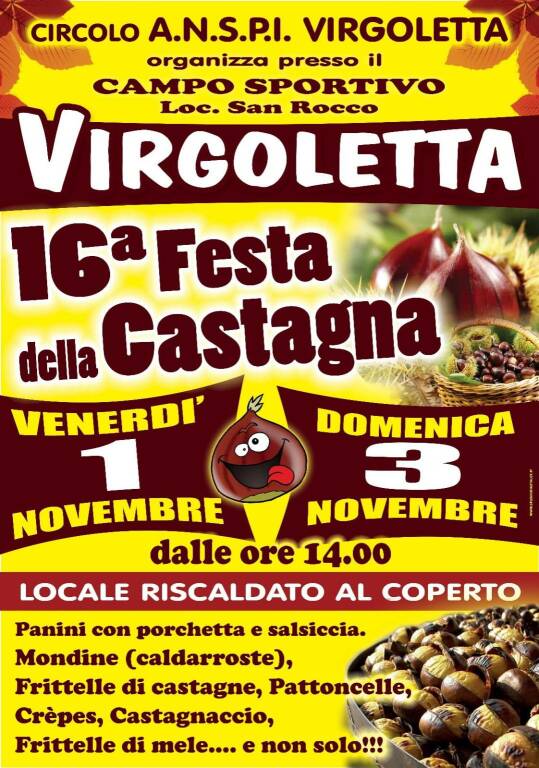 Locandina de La Festa della Castagna a Virgoletta