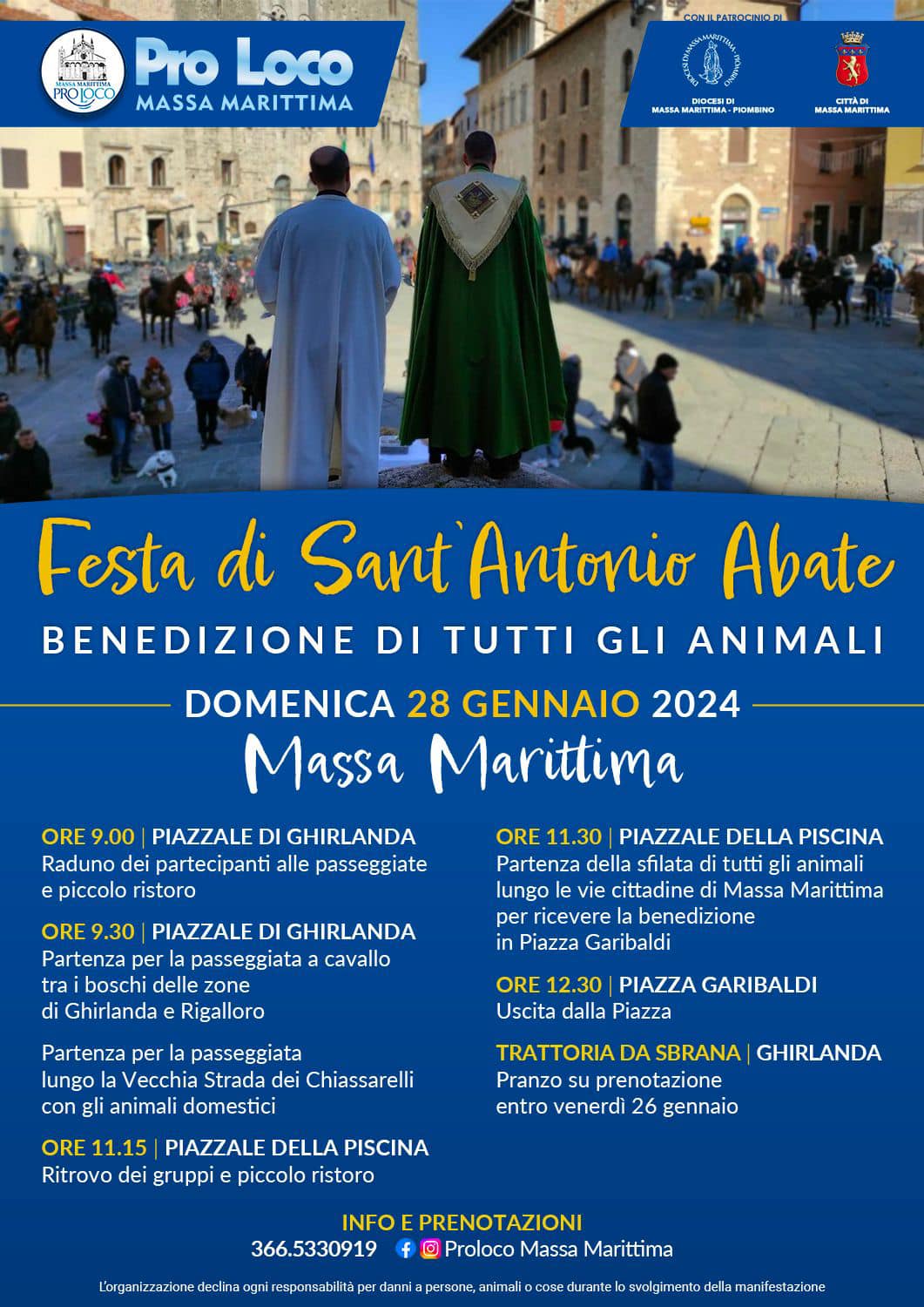 Locandina Festa Sant'Antonio Abate a Massa Marittima