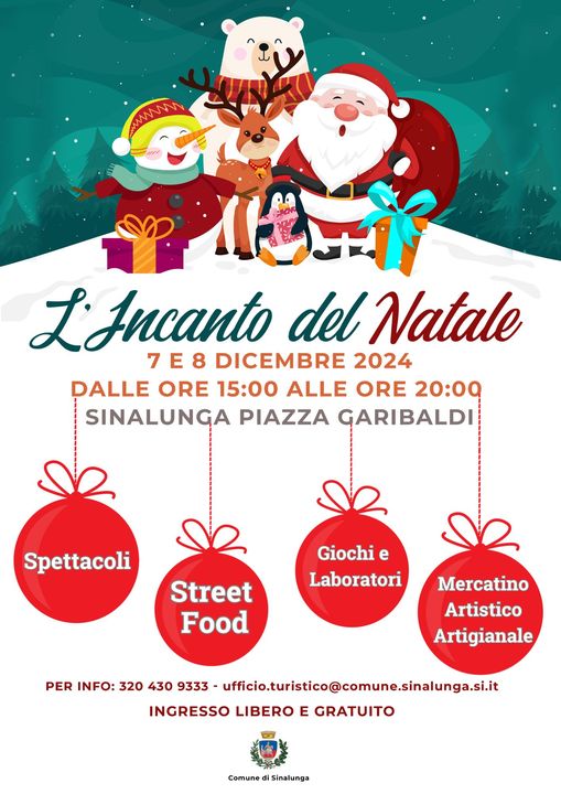 Locandina de L'Incanto del Natale a Sinalunga