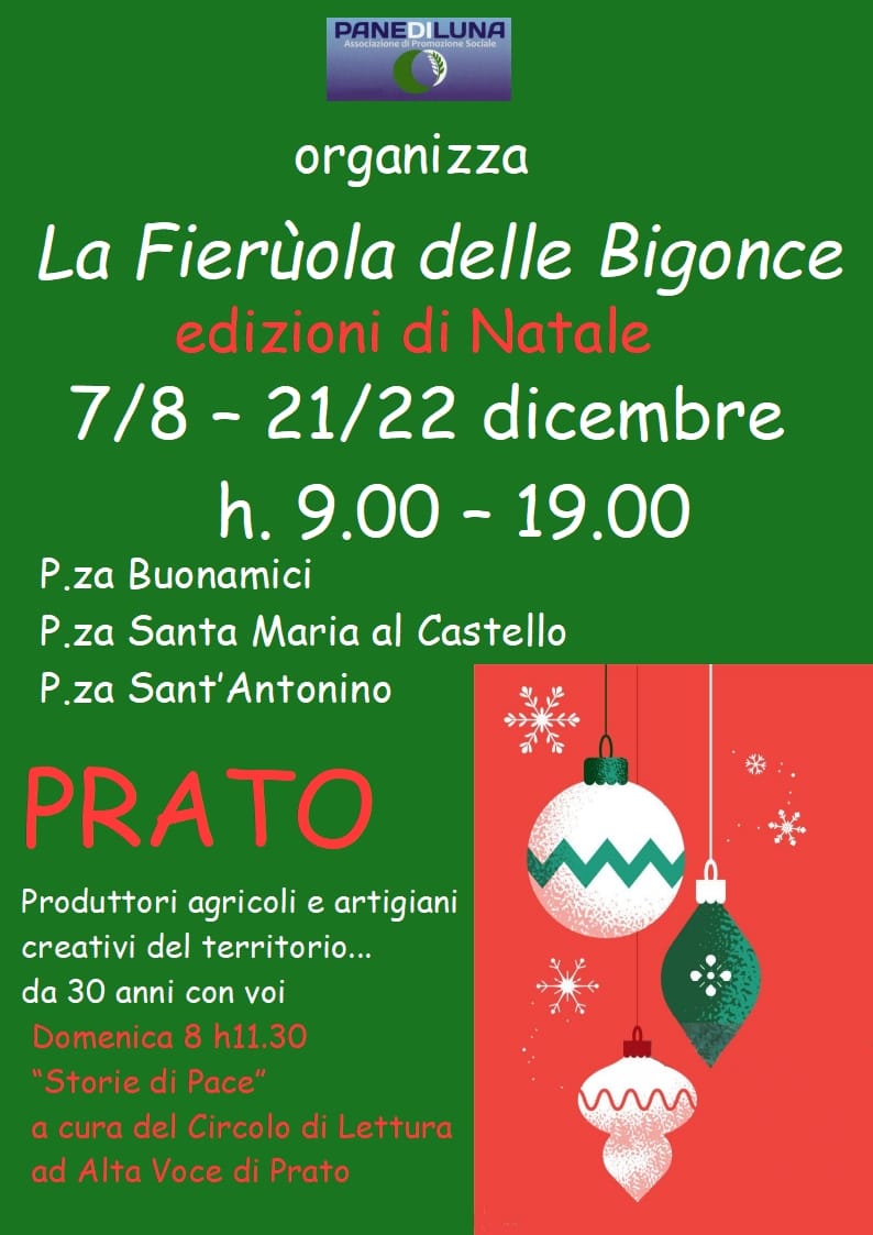 Locandina Fierucola delle Bigonce a Prato