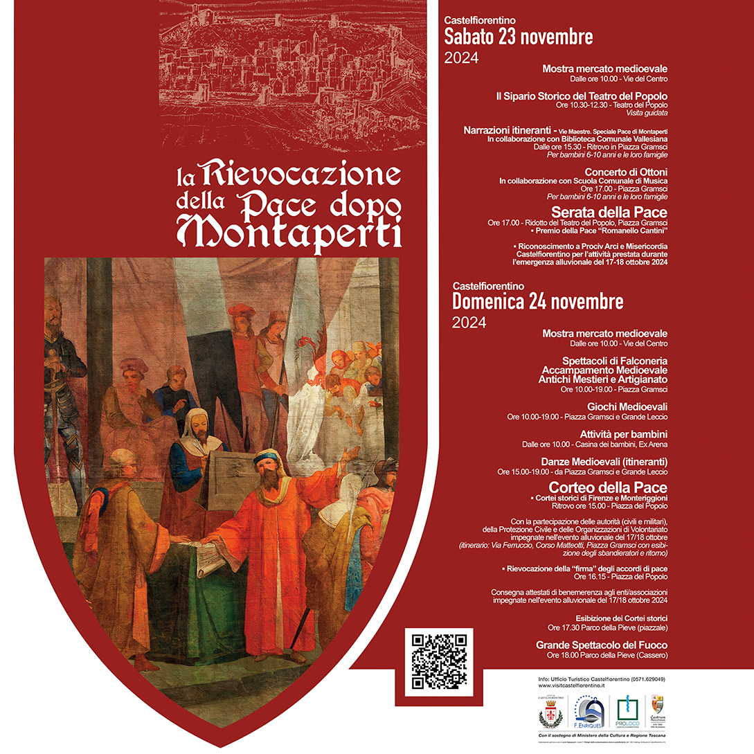 Locandina della rievocazione della pace dopo Montaperti a Castelfiorentino