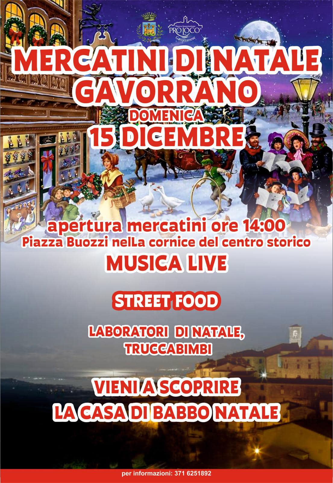 Locandina Mercatini di Natale a Gavorrano
