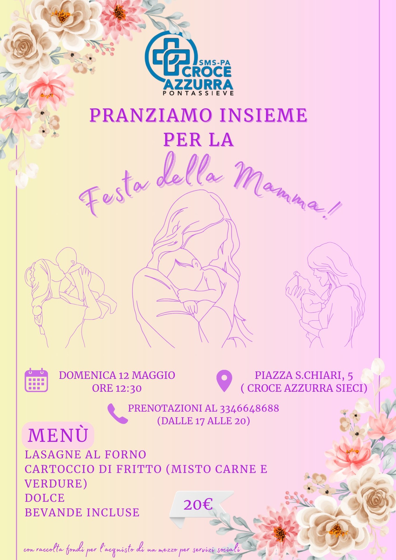 Locandina Festa della mamma Sieci