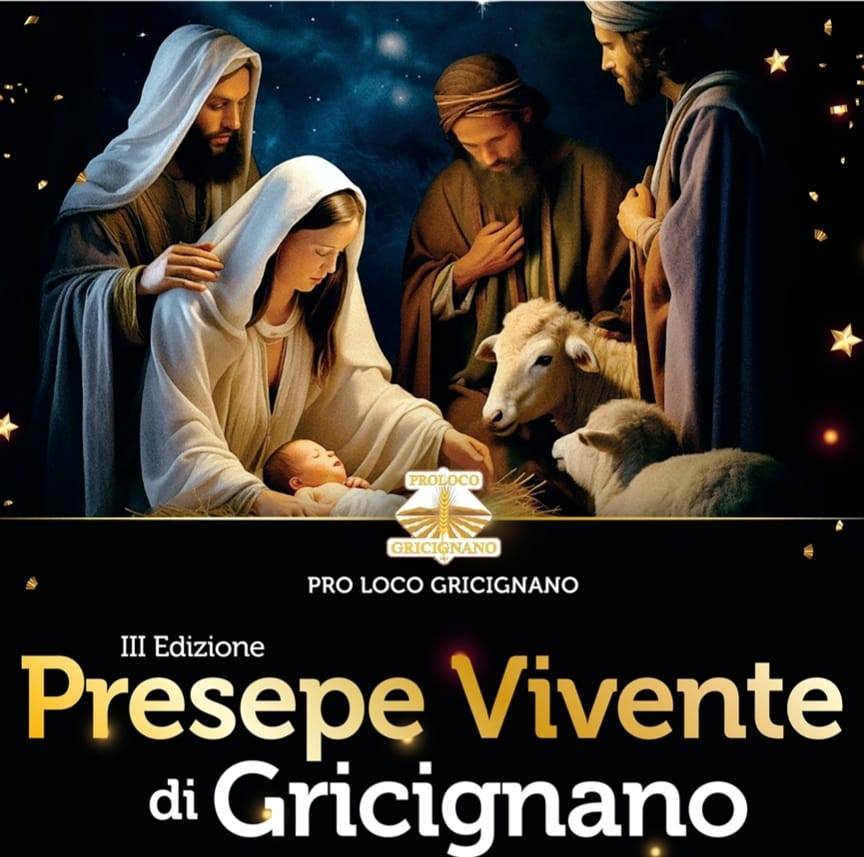 Locandina Presepe vivente a Gricignano