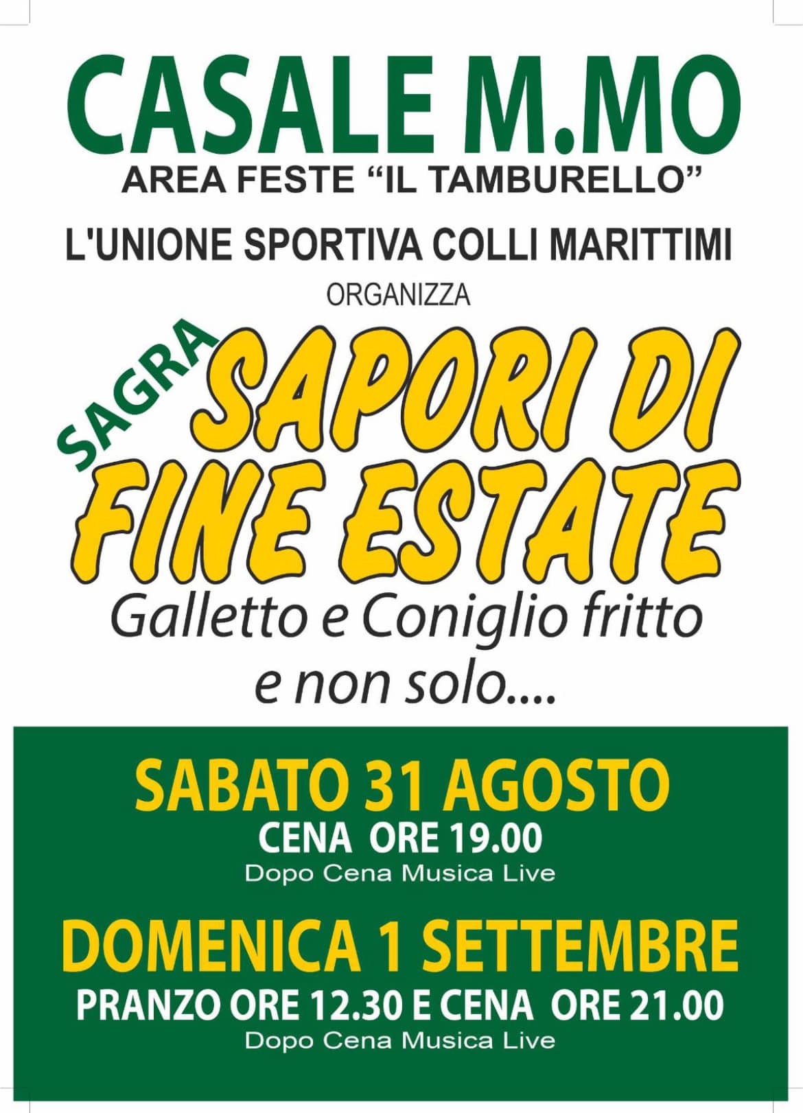 Sagra dei sapori di fine estate
