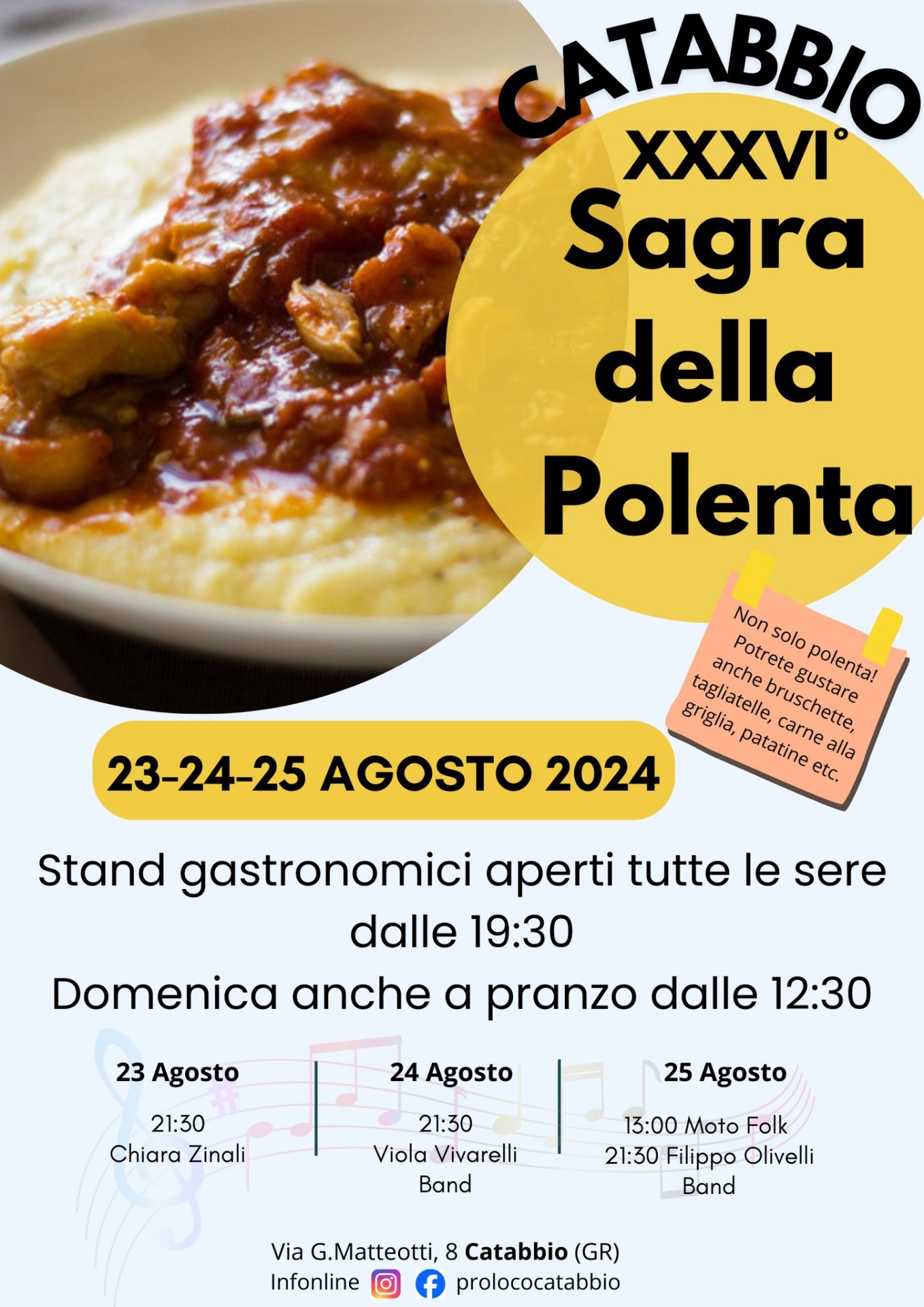 Sagra della Polenta a Catabbio
