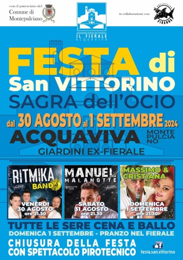 Festa e Fiera di San Vittorino e Sagra dell'Ocio
