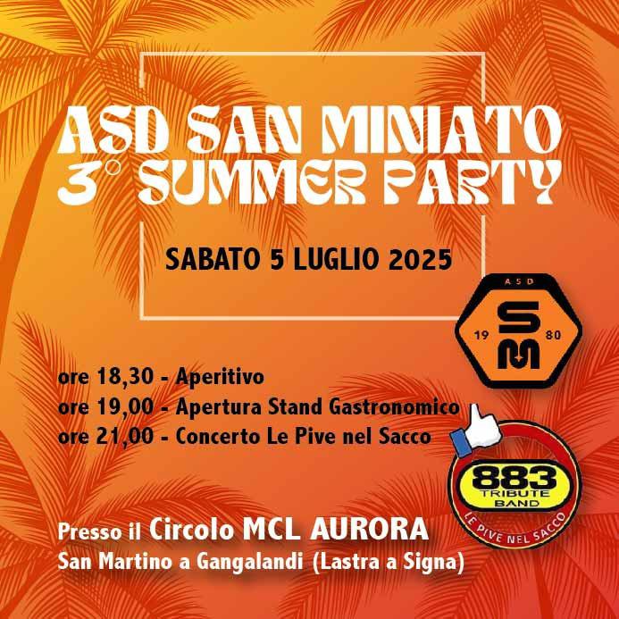 ASD San Miniato Summer Party