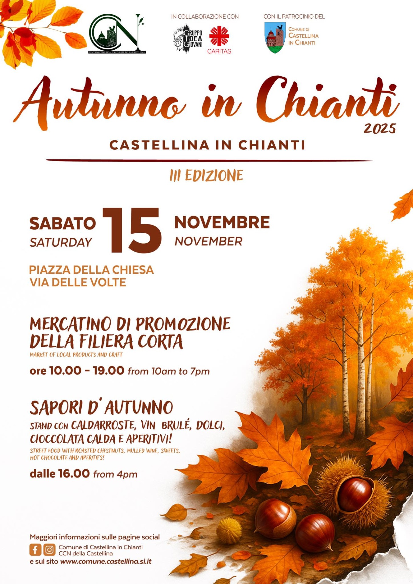 Locandina di Autunno in Chianti a Castellina in Chianti (SI)