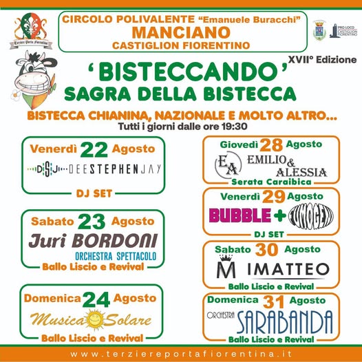 Bisteccando a Manciano di Castiglion Fiorentino