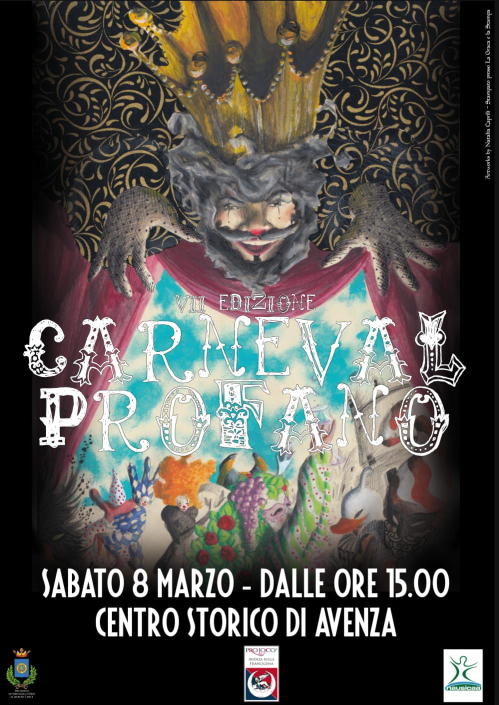 Locandina Carneval Profano ad Avenza