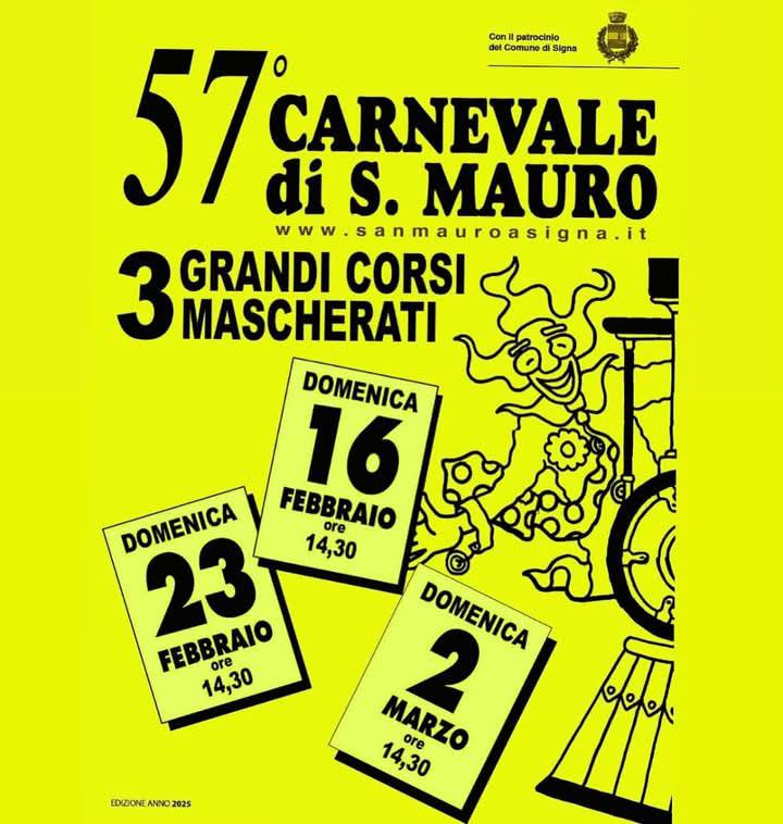 Locandina del Carnevale di San Mauro a Signa