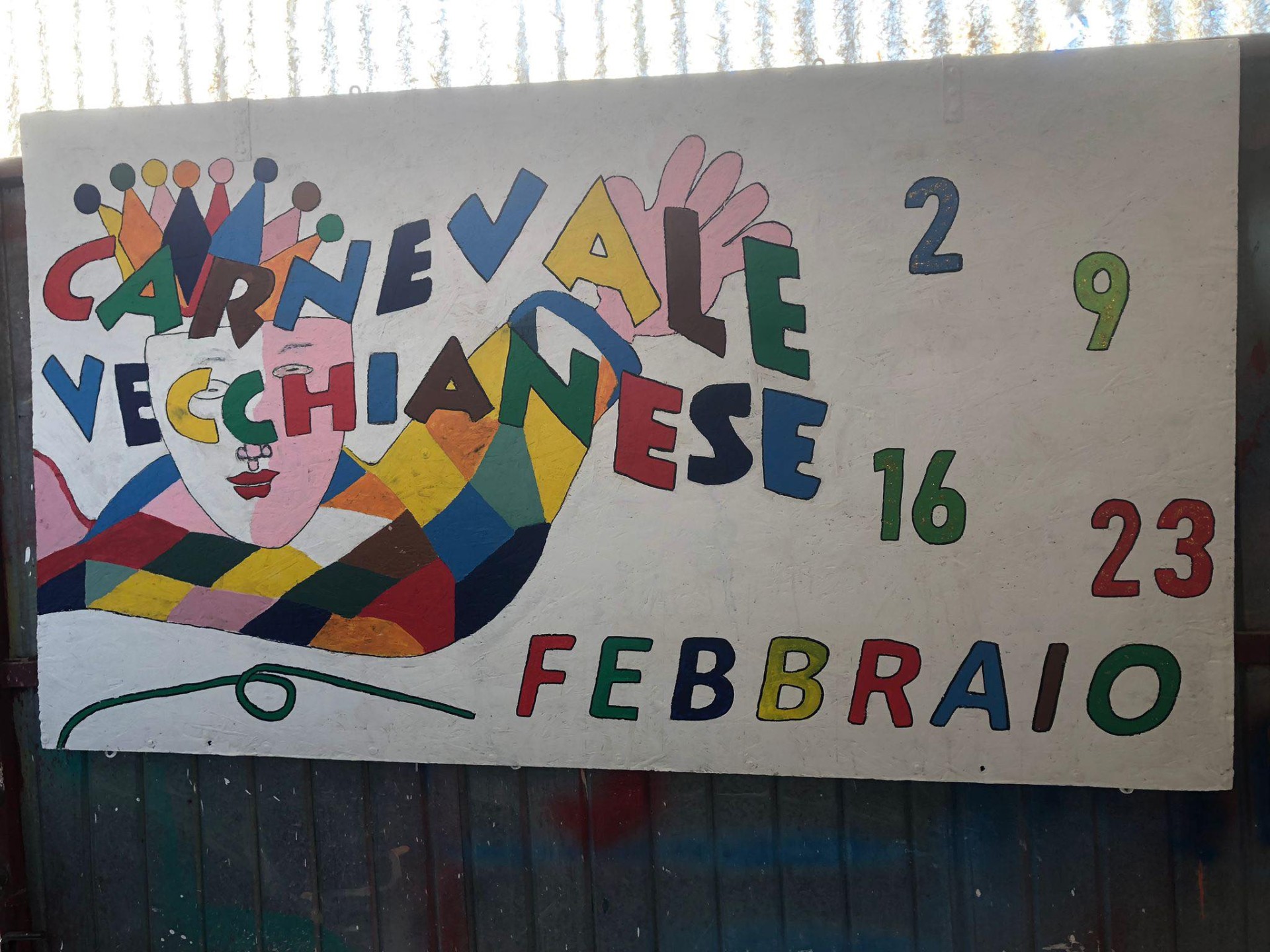 Locandina Carnevale di Vecchiano Pisa