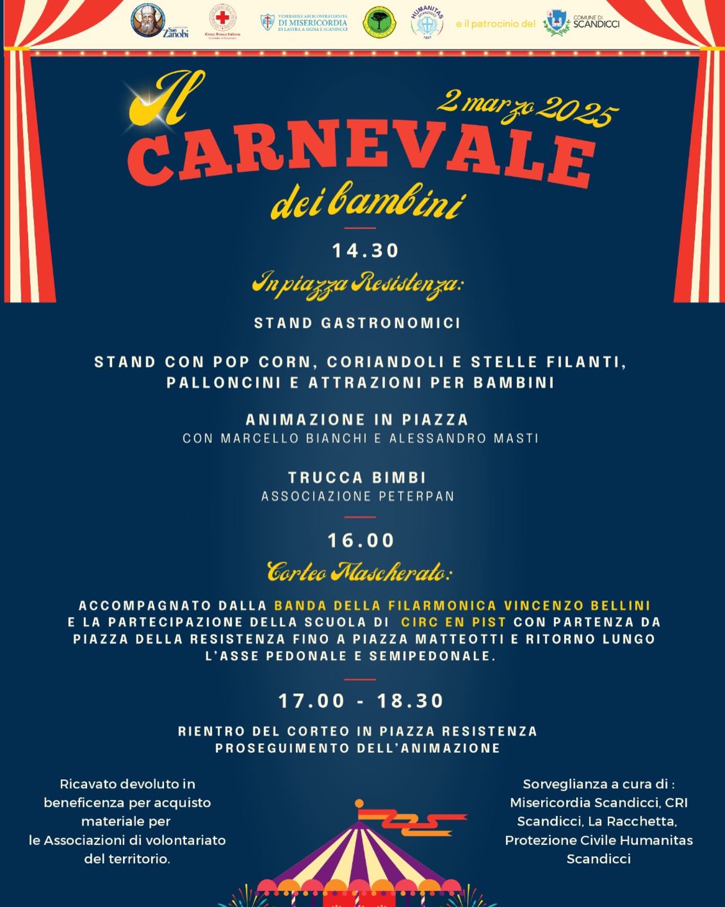 Locandina Carnevale di Scandicci