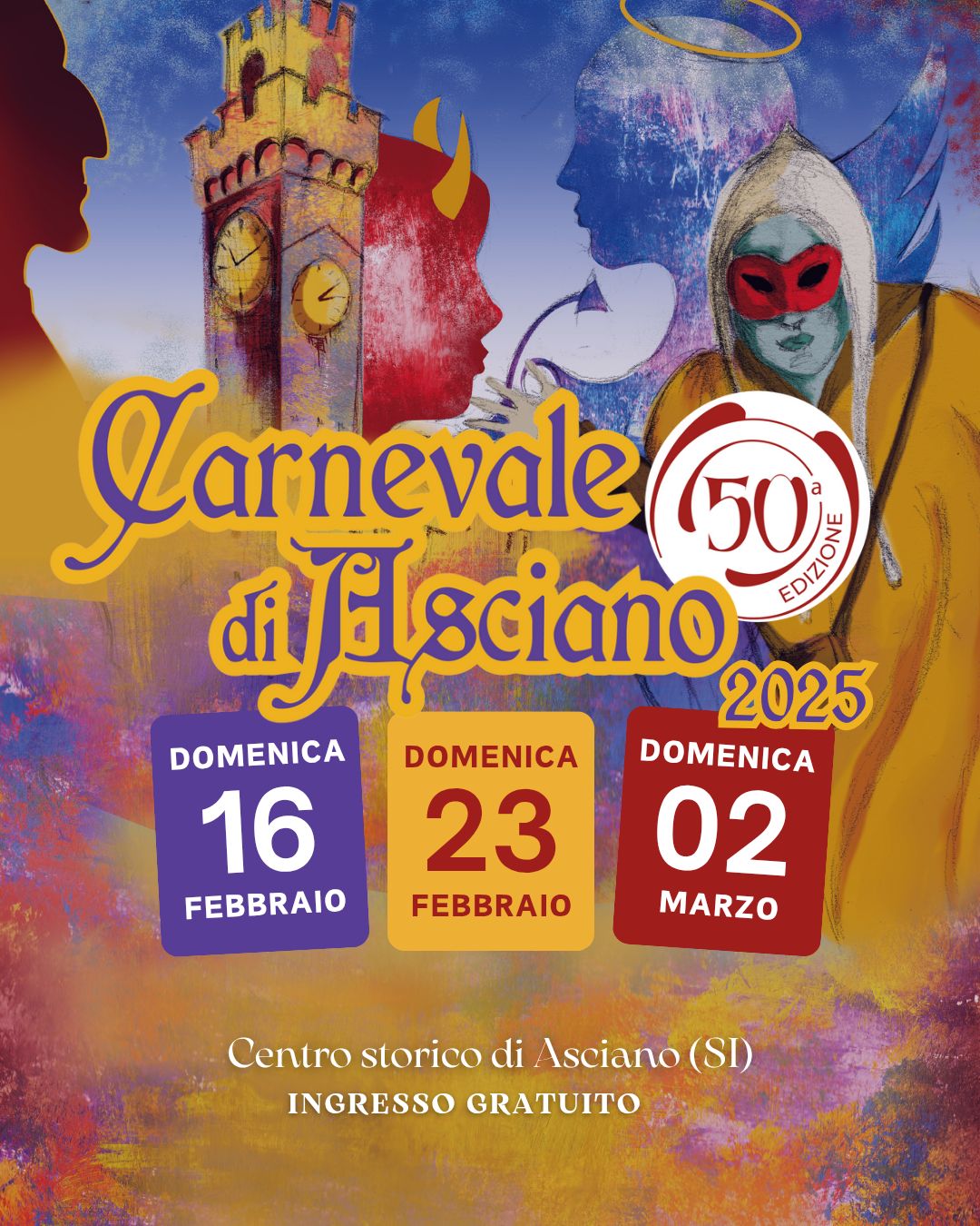 Locandina Carnevale di Asciano