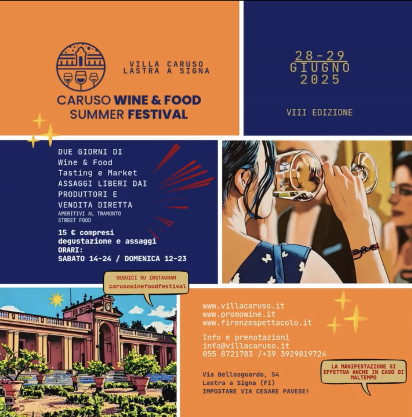 Caruso. Wine & food Summer festival