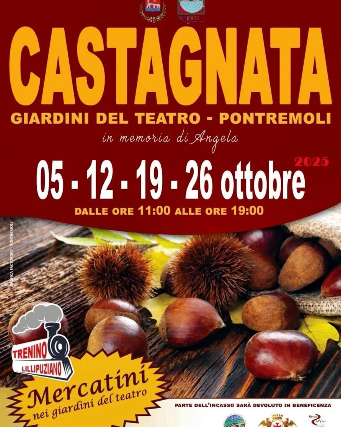Locandina de La Castagnata a Pontremoli
