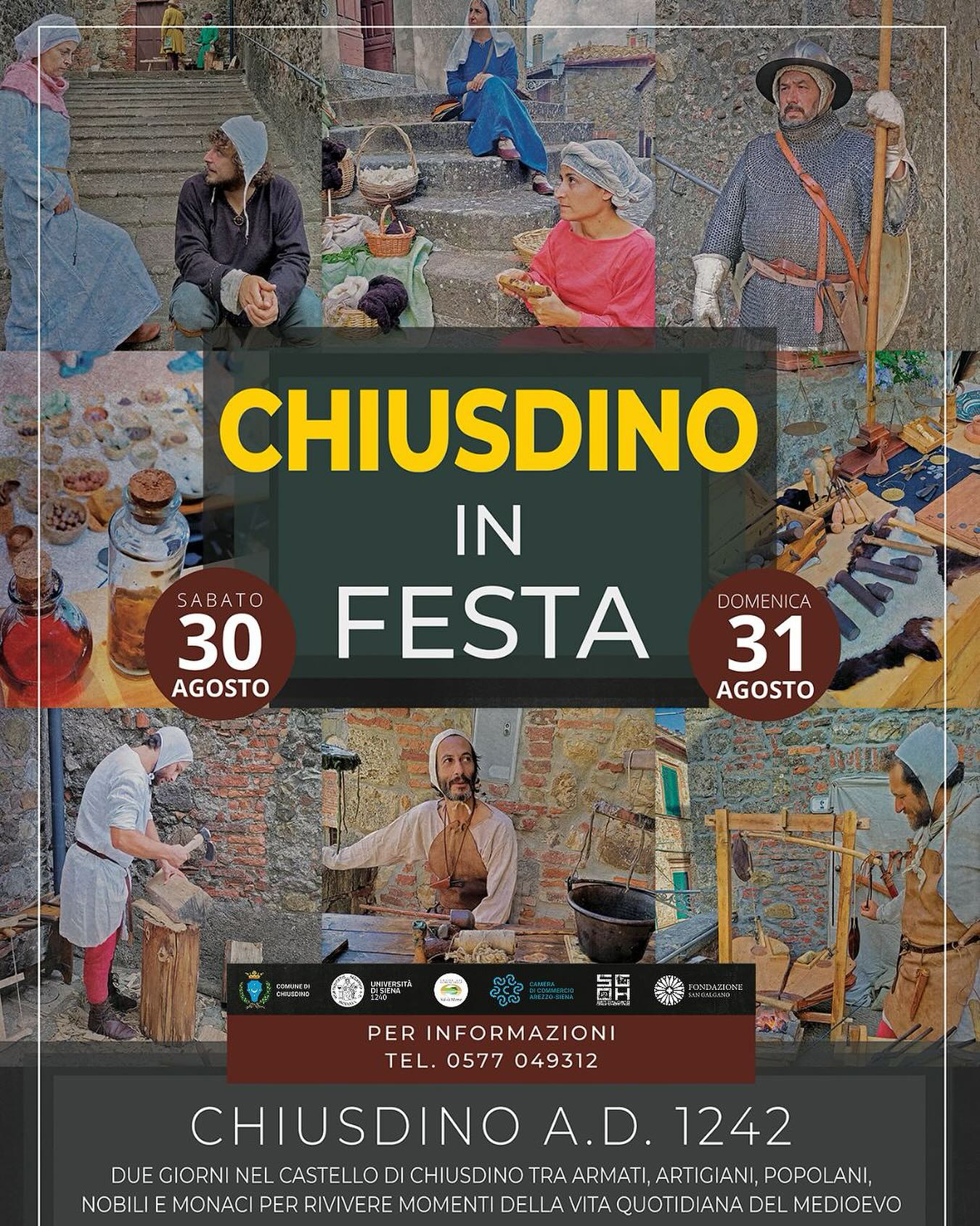 Chiusdino in festa – Anno Domini 1242