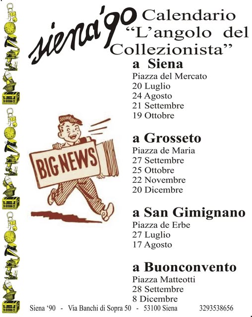 L'angolo del collezionista a Siena