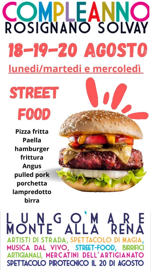 Locandina del Compleanno di Rosignano Solvay