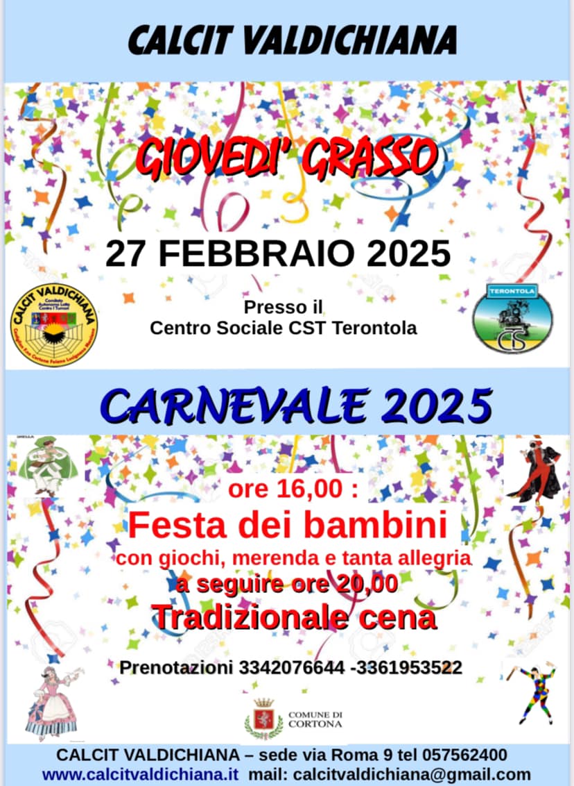 Locandina del Carnevale di Cortona