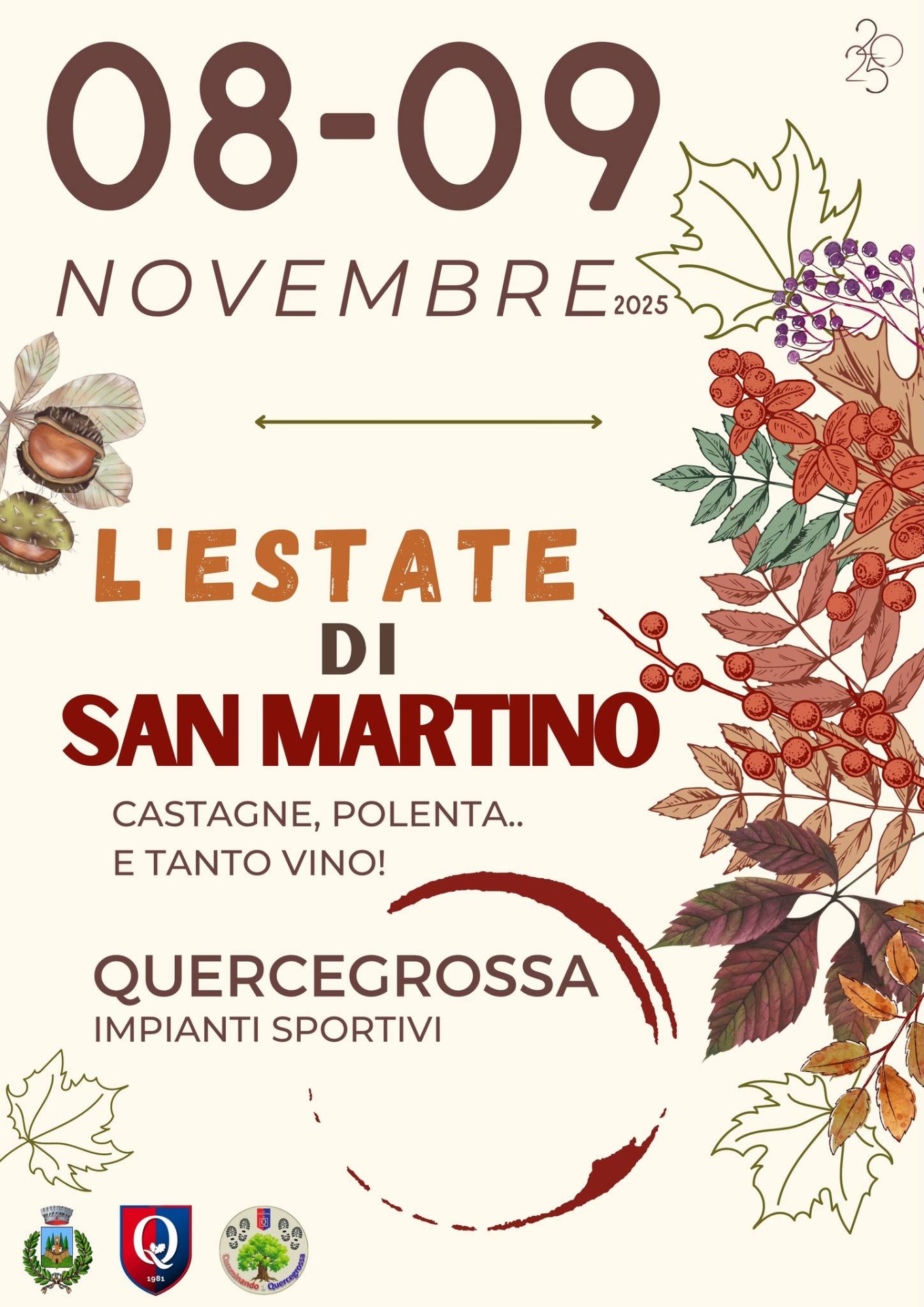 Locandina dell'Estate di San Martino a Quercegrossa