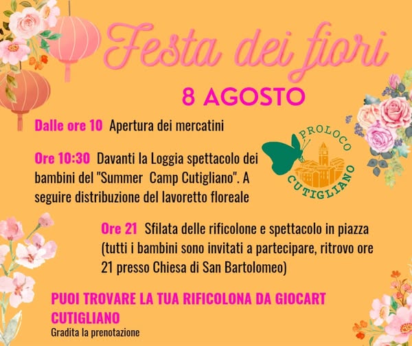 festa dei fiori cutigliano