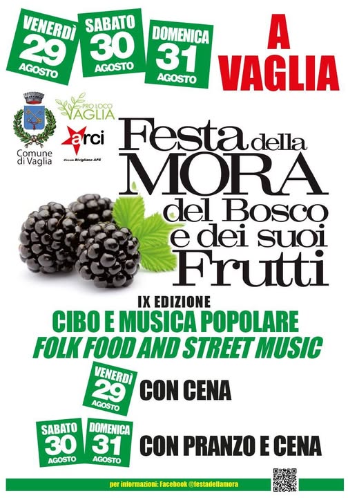 Festa della mora del bosco e dei suoi frutti