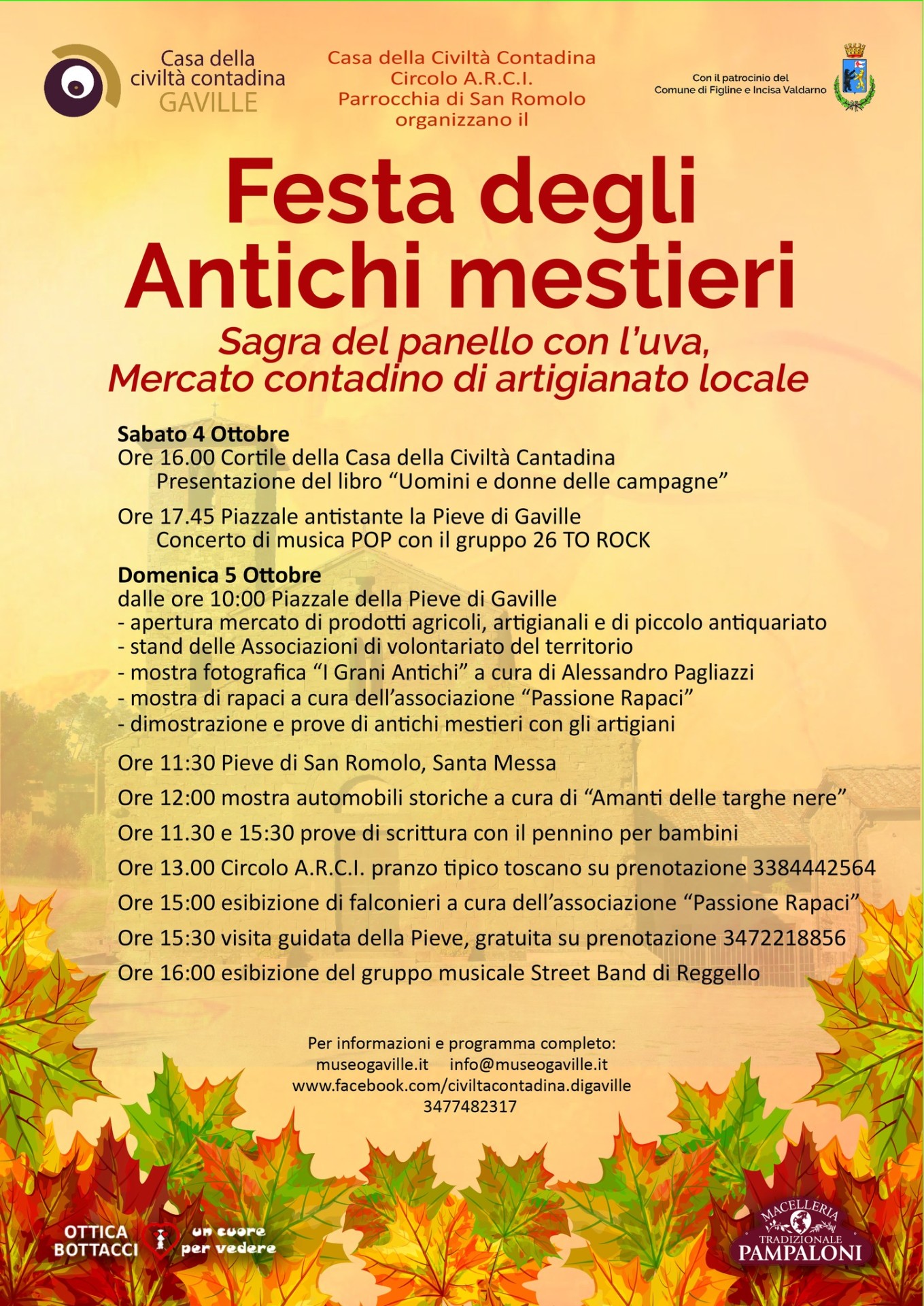 Festa degli Antichi Mestieri e Sagra del Panello con l'Uva