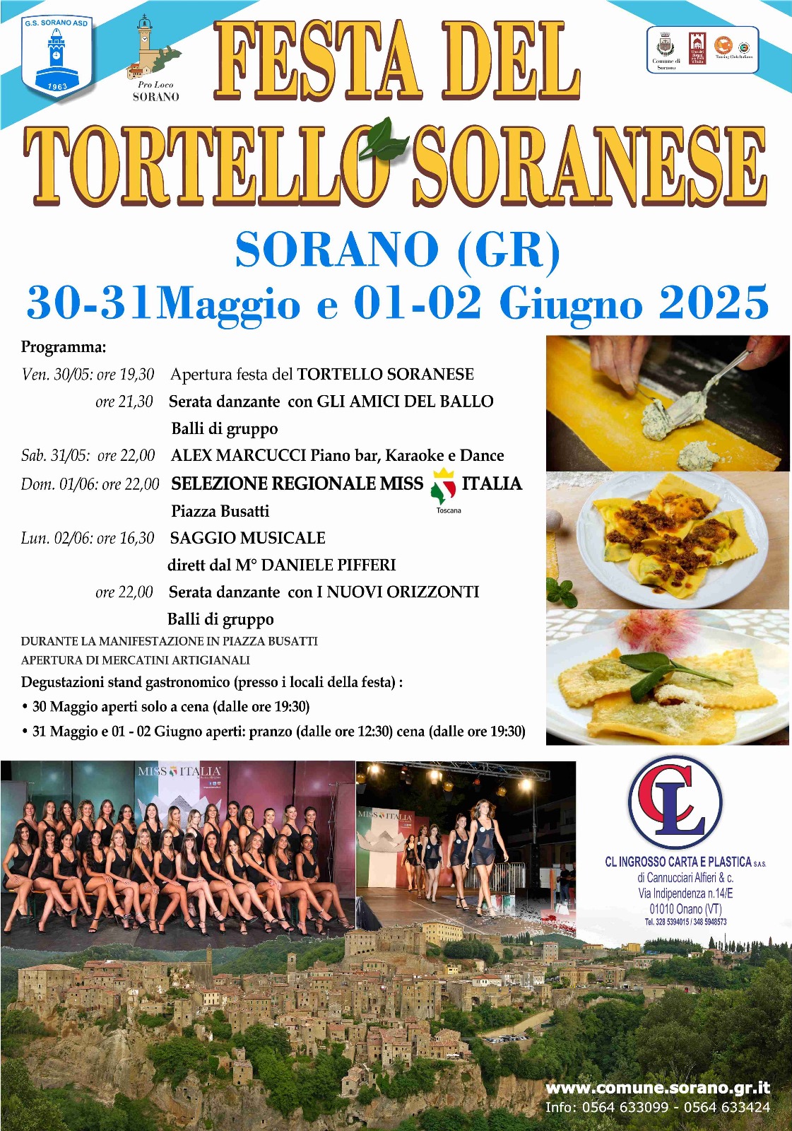 Locandina della Festa del Tortello Soranese