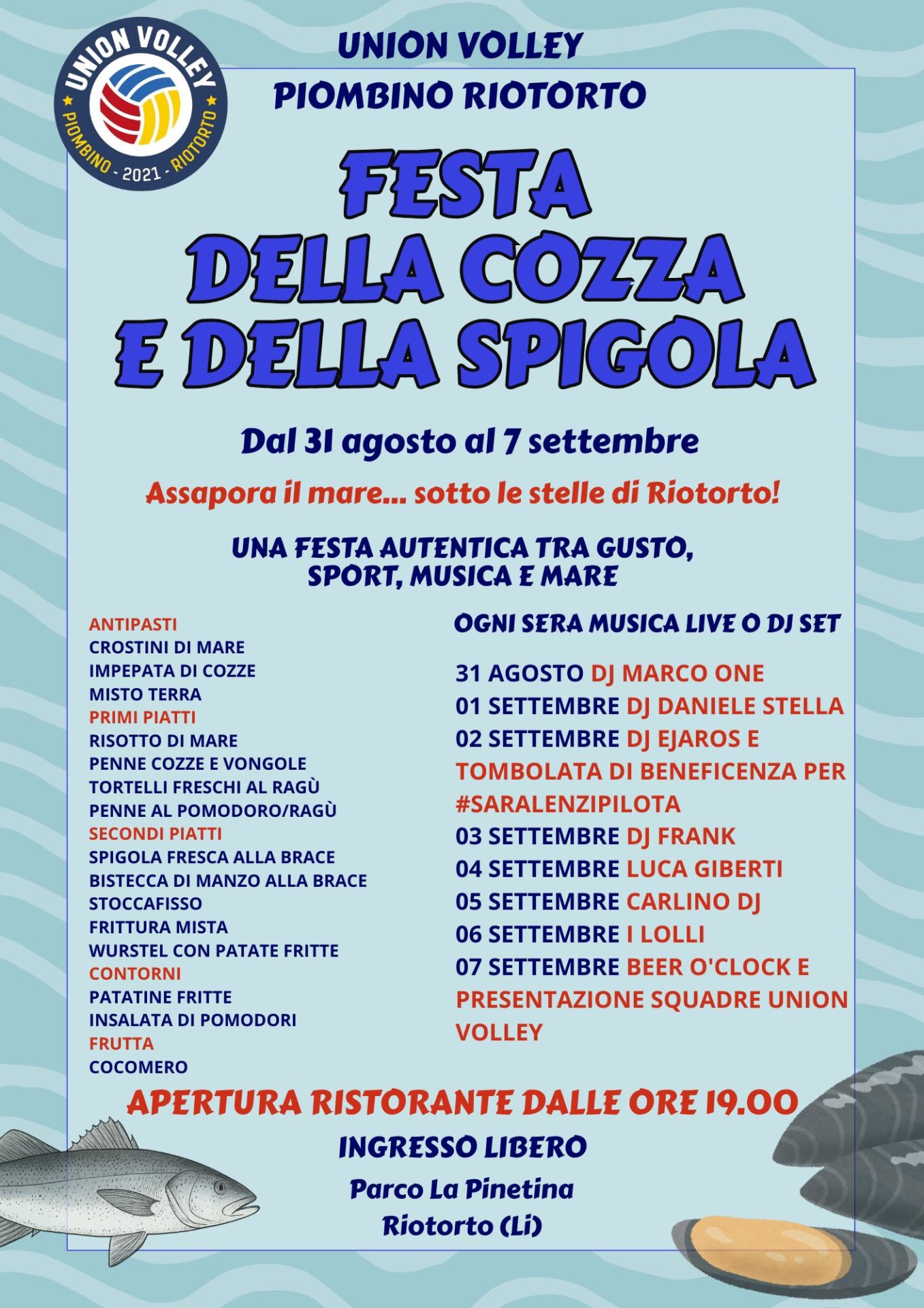 ANNULLATO Festa della Cozza e della Spigola