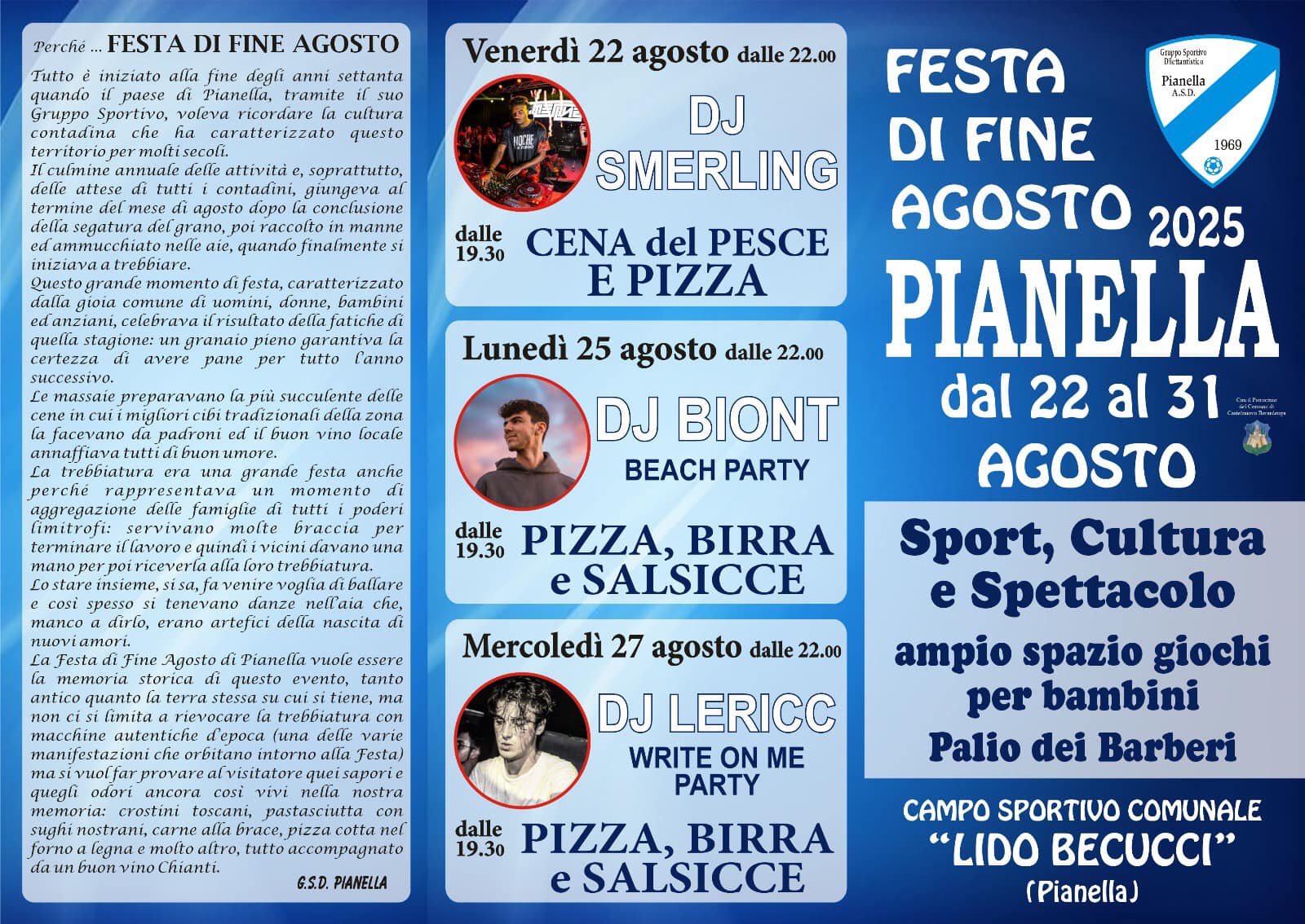 Festa di fine agosto