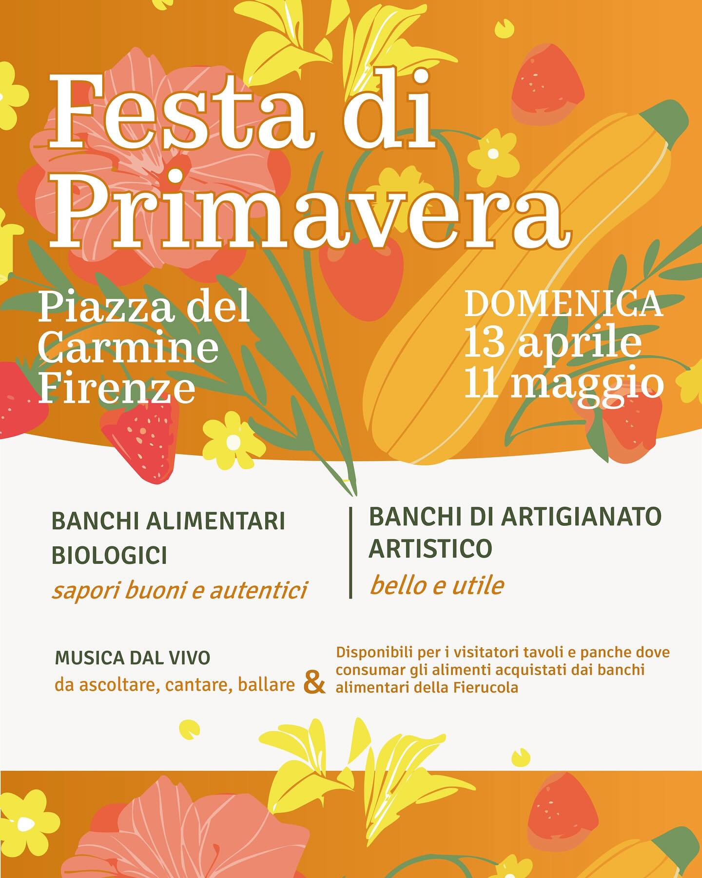 Locandina Fierucola del Carmine a Firenze