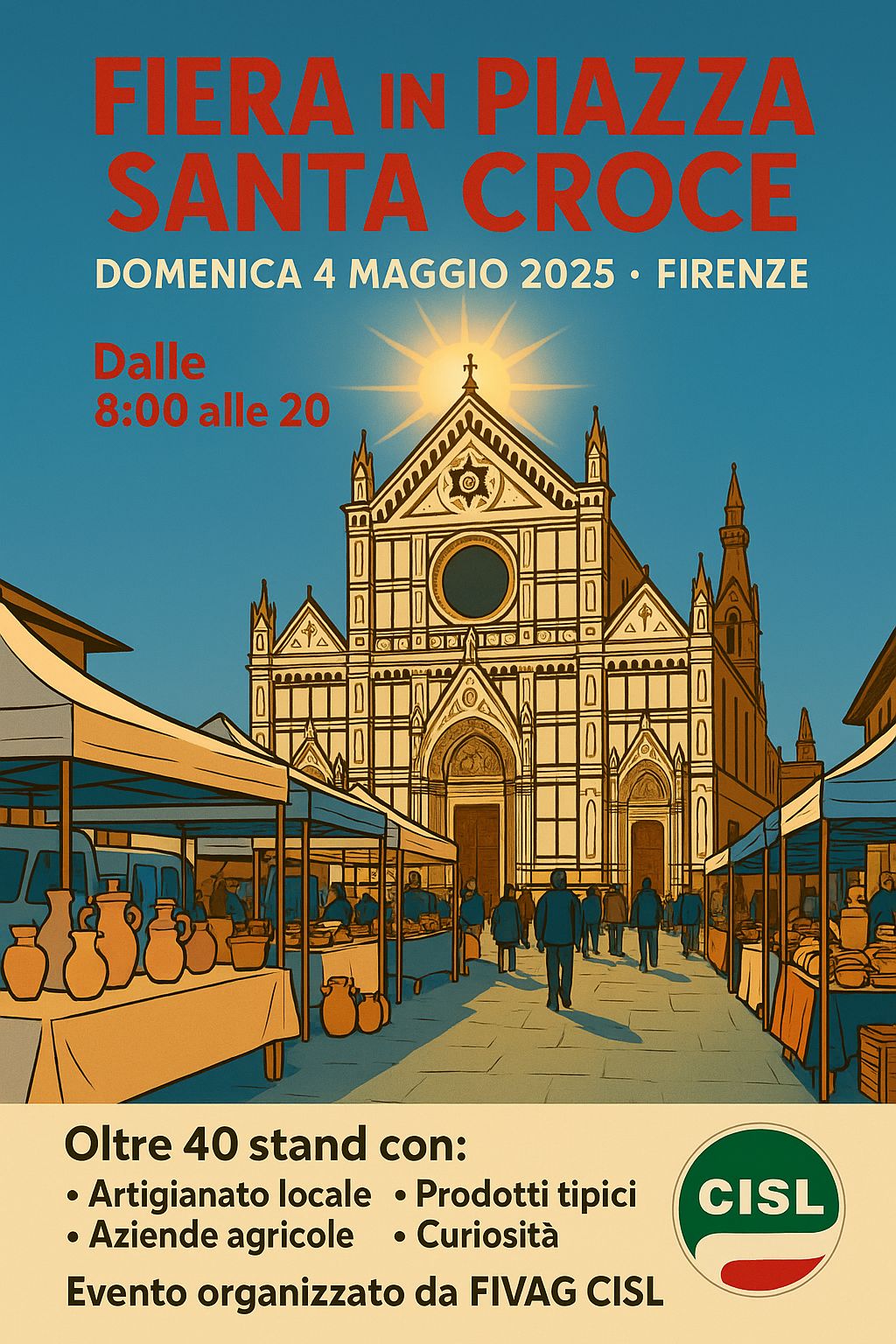 Fiera in piazza Santa Croce