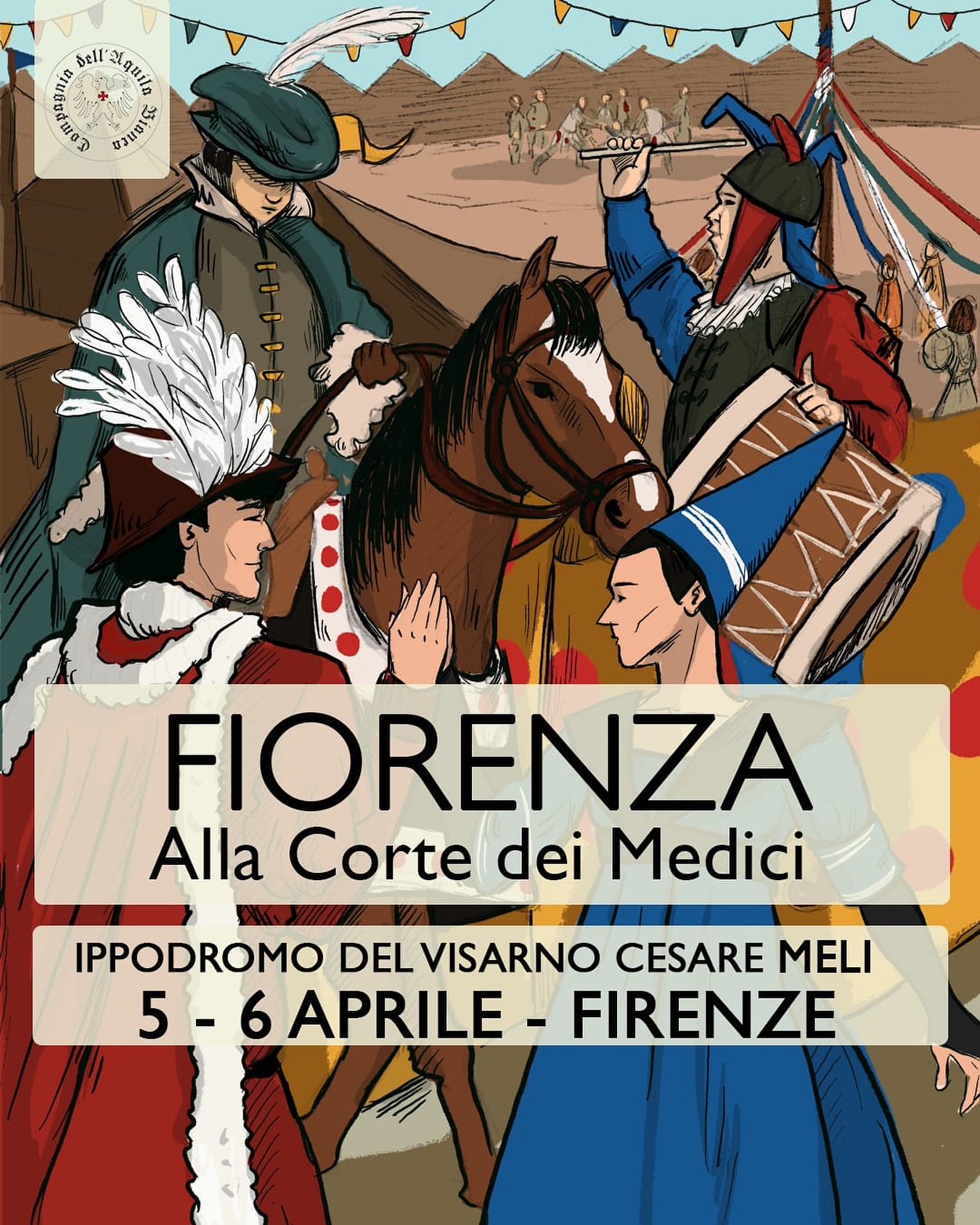 Locandina Fiorenza alla corte dei Medici a Firenze