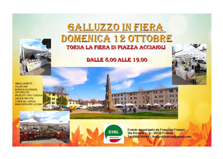 Locandina Galluzzo in fiera a Firenze