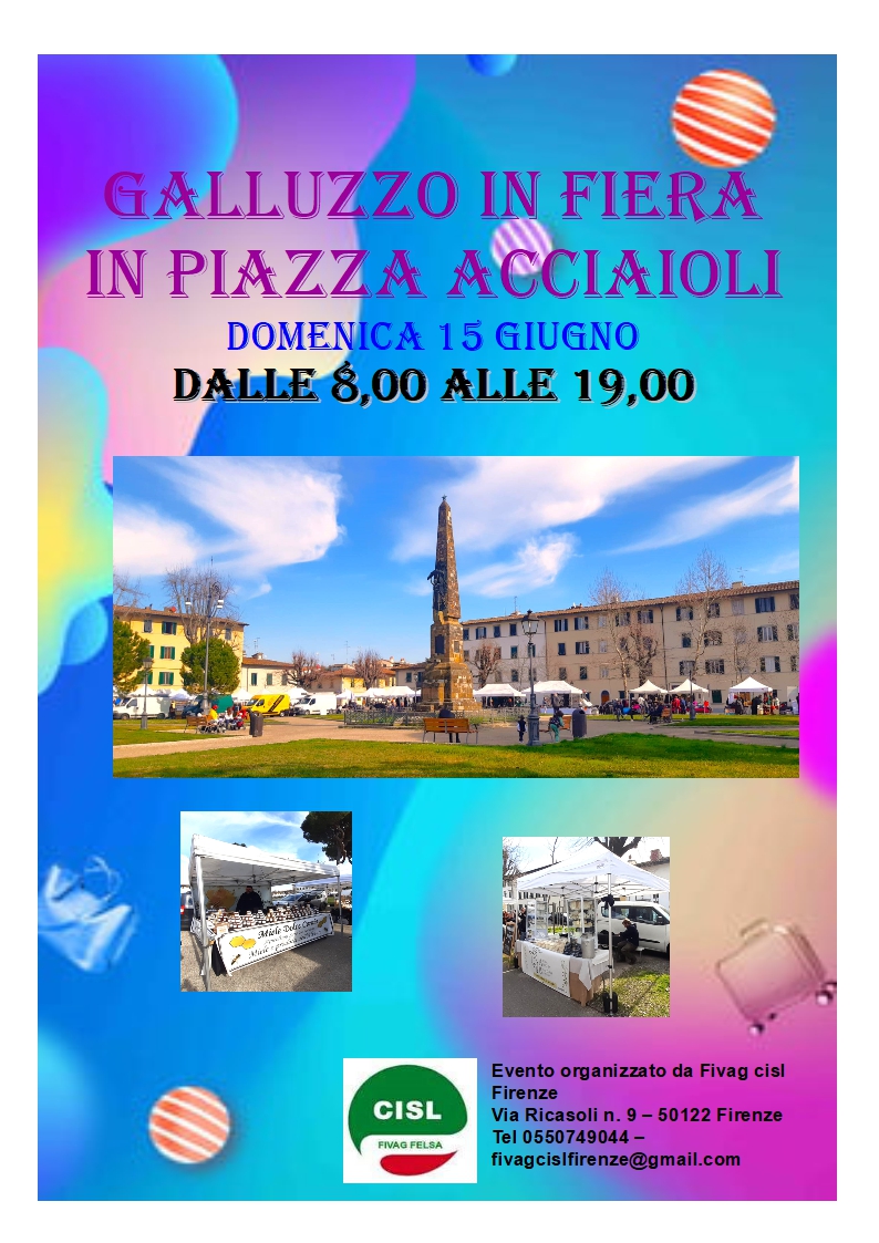 Locandina Galluzzo in fiera a Firenze