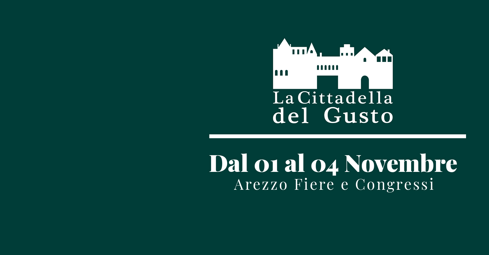 Locandina de La Cittadella del Gusto ad Arezzo (AR)