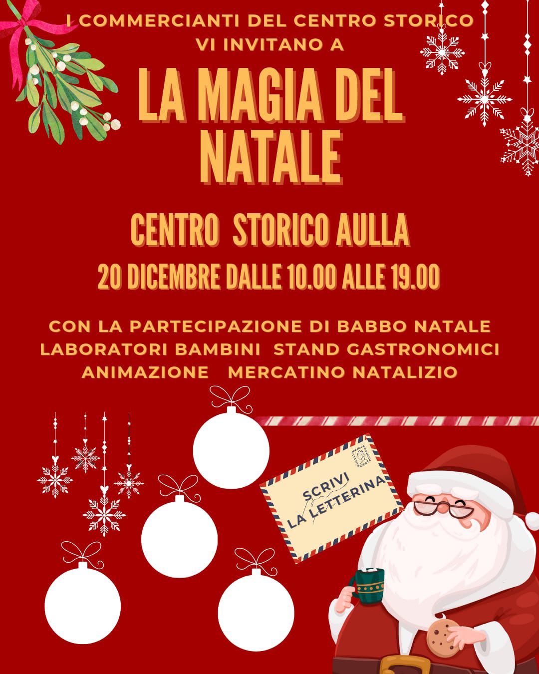 La Magia del Natale ad Aulla