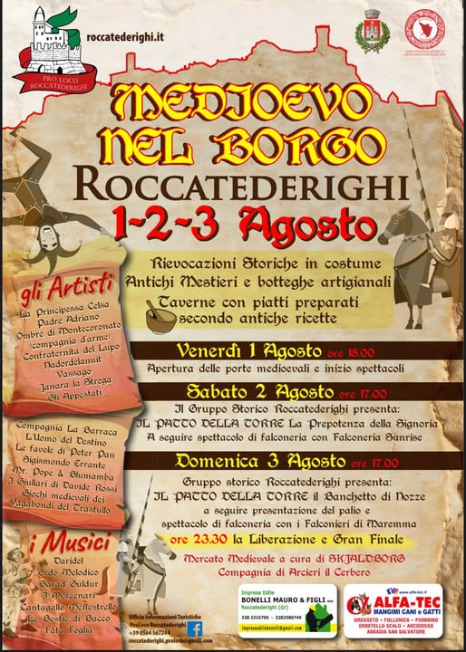 Locandina di Medioevo nel Borgo a Roccatederighi