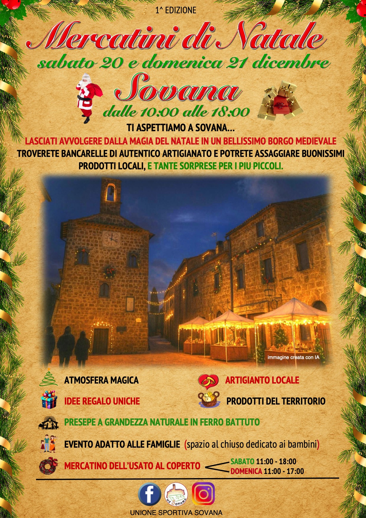 Mercatini di Natale a Sovana