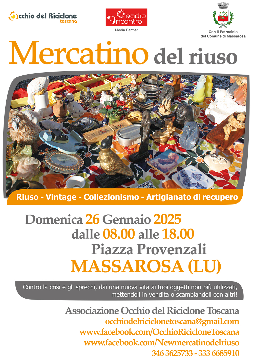 Mercatino del riuso a Massarosa