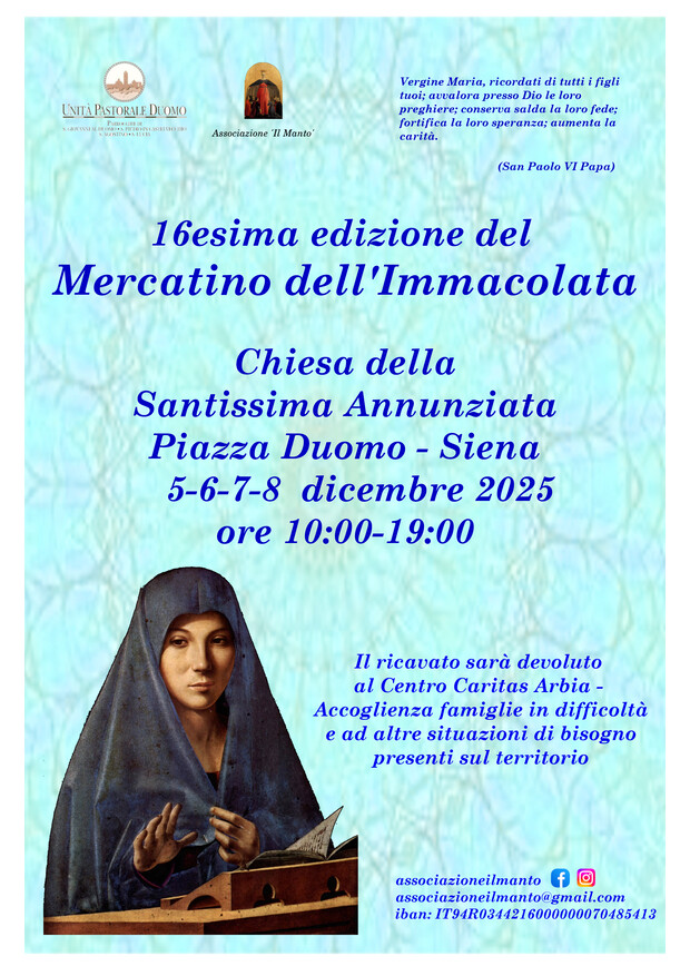 Mercatino dell’Immacolata
