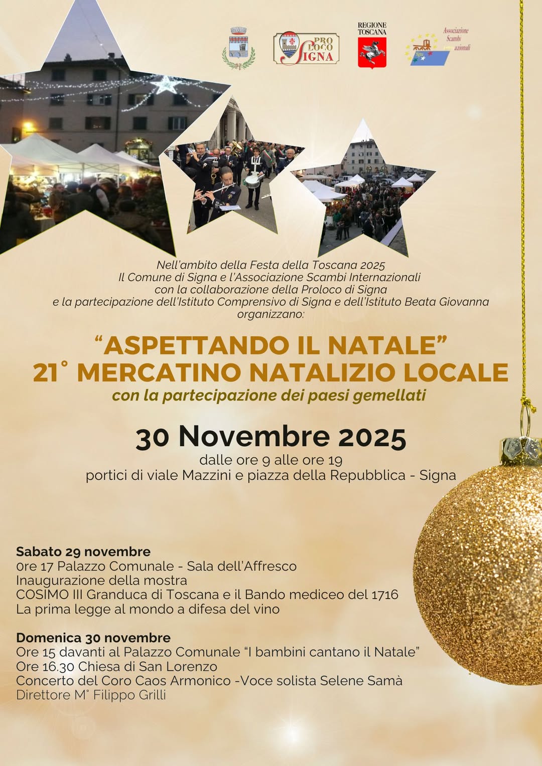 Locandina di Aspettando il Natale a Signa (FI)